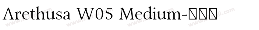 Arethusa W05 Medium字体转换